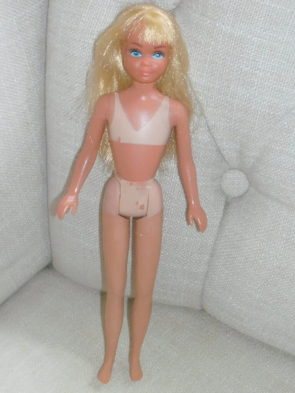 Collectible Vintage 1967 Barbie Doll Skipper Malibu Sun Lovin With Tan Lines